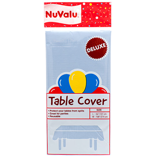 NUVALU TABLE COVER LIGHT BLUE 54 X 108