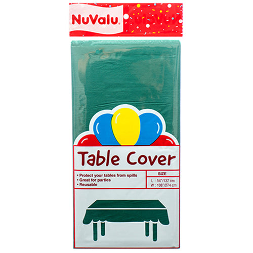 NUVALU TABLE COVER GREEN 54 X 108