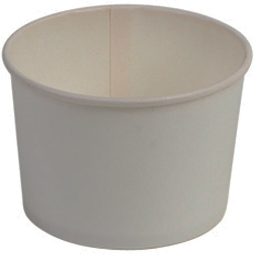 PAPER SOUP CONTAINER WHITE 8oz 500CT (ITEM NUMBER: 60176)