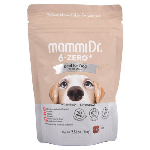 MAMMI DR. DRY FOOD 3.52oz DOG BEEF (ITEM NUMBER: 60533)
