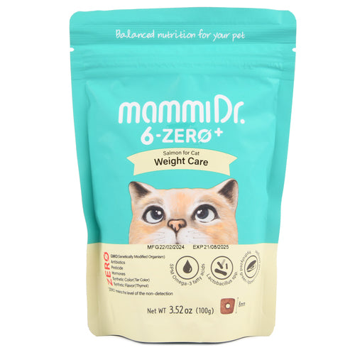 MAMMI DR. DRY FOOD 3.52oz CAT SALMON WEIGHT CARE (ITEM NUMBER: 60536)