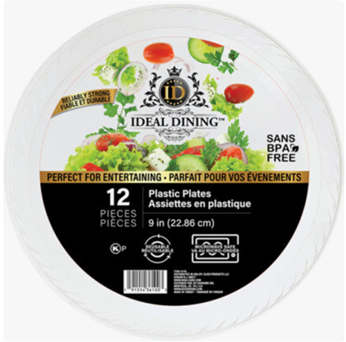 IDEAL DINING PLASTIC PLATE 9