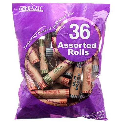 COIN WRAPPERS - ASSORTED (ITEM NUMBER: 11912)