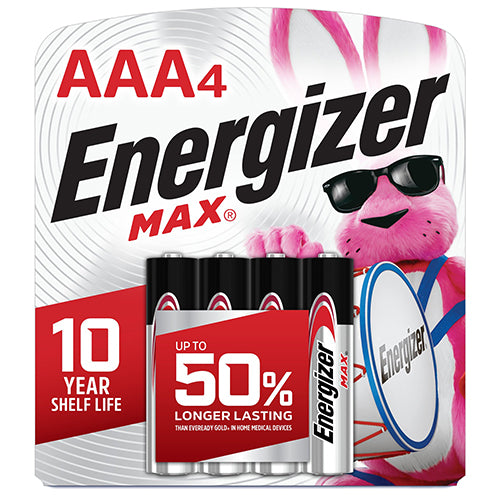 BATTERIES/AAA-4PACK #ENERGIZER (ITEM NUMBER: 12877)