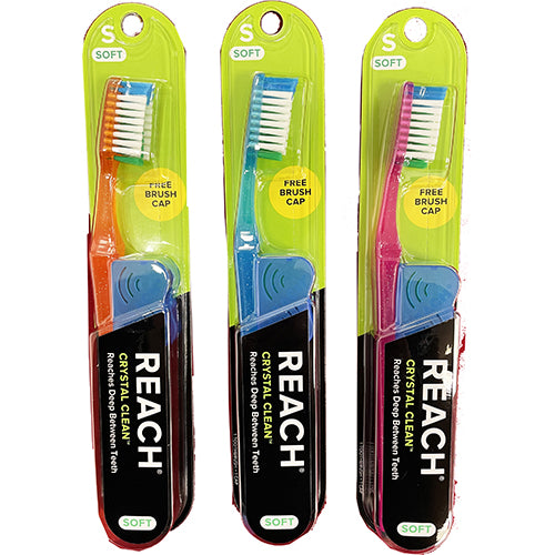 REACH CRYSTAL CLEAN TOOTHBRUSH-SOFT (ITEM NUMBER: 13351)