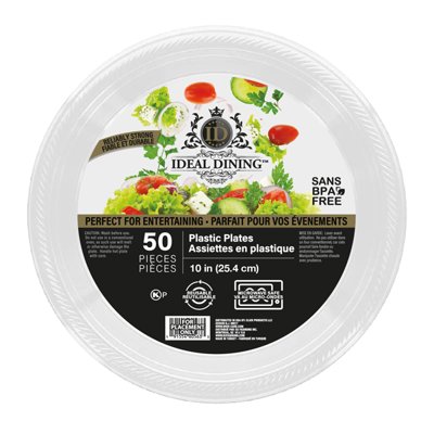 IDEAL DINING PLASTIC PLATE 10
