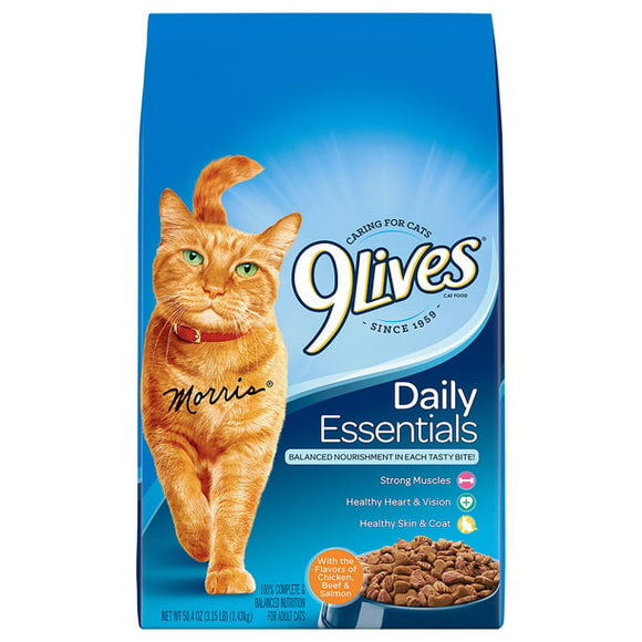 9 LIVES DRY FOOD 3.15LB DAILY ESSENTIAL (ITEM NUMBER: 39006)