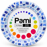 PAPER PLATE COATED 10" 10CT #PAMI
