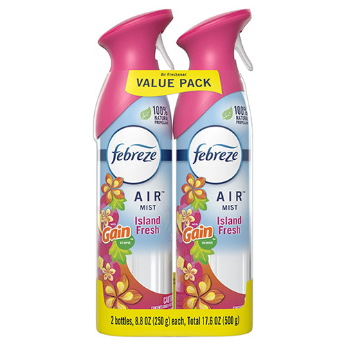 FEBREZE AIR EFFECTS 8.8oz 2PK GAIN ISLAND FRESH (ITEM NUMBER: 10224)