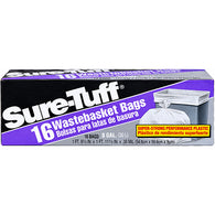 SURE TUFF TRASH 8 GAL 16CT WHITE