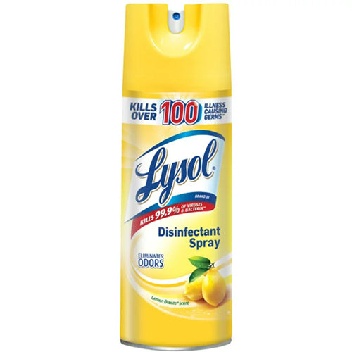 LYSOL DISINFECTANT SPRAY-12.5oz LEMON BREEZE (ITEM NUMBER: 10341)