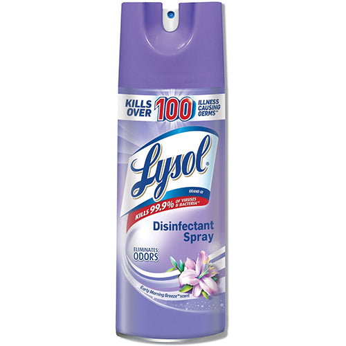 LYSOL DISINFECTANT SPRAY-12.5oz EARLY MORNING (ITEM NUMBER: 10345)