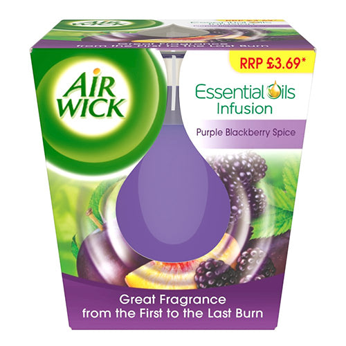 AIR WICK CANDLE 105g PURPLE BLACKBERRY (ITEM NUMBER: 10361)