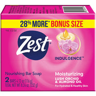 ZEST BAR SOAP 2PK LUST ORCHID 4.12oz (ITEM NUMBER:10535)