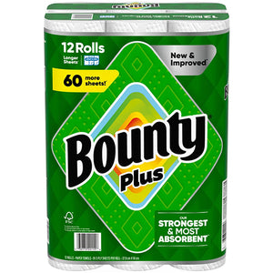 BOUNTY PLUS PAPERTOWEL 91 SHT (ITEM NUMBER: 10628)