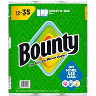 BOUNTY PAPERTOWEL 121S SELECT (ITEM NUMBER: 10629)
