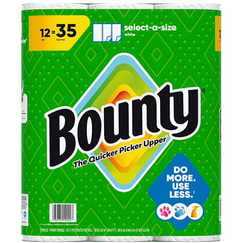 BOUNTY PAPERTOWEL 121S SELECT (ITEM NUMBER: 10629)