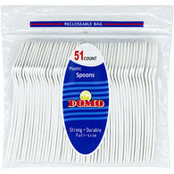 51CT PLASTIC SPOONS #DOMO