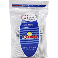51CT PLASTIC CUTLERY MIX #DOMO (ITEM NUMBER: 10685)