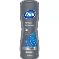DIAL BODY WASH 16oz MEN REFRESH (ITEM NUMBER: 10785)