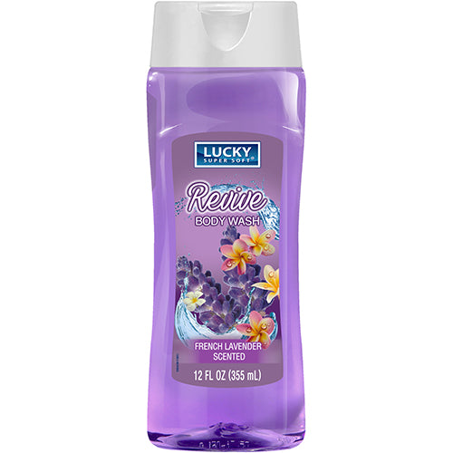 LUCKY BODY WASH 12oz-FRENCH LAVENDER #10054 (ITEM NUMBER: 10820)