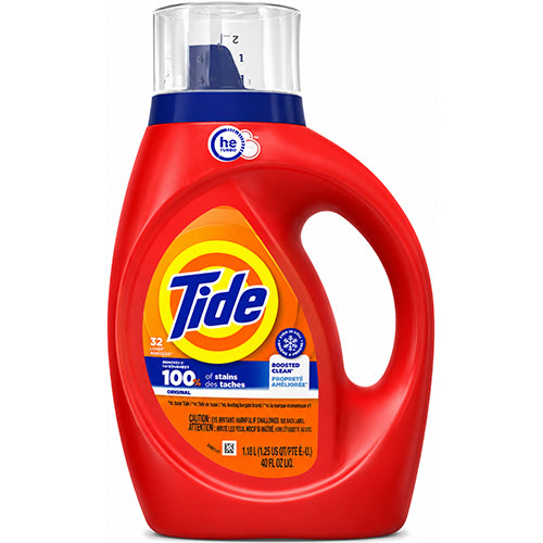 TIDE LIQ DETERGENT 40oz ORIGINAL HE