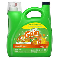 GAIN LIQ DETERGENT 154oz ISLAND FRESH (ITEM NUMBER: 10942)