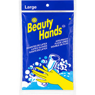 YELLOW FLOCK GLOVES-LARGE (ITEM NUMBER: 11022)
