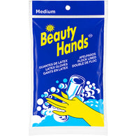 YELLOW FLOCK GLOVES-MEDIUM (ITEM NUMBER: 11023)