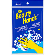 YELLOW FLOCK GLOVES-SMALL (ITEM NUMBER: 11024)