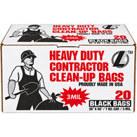HEAVY DUTY CONTRACTOR BAGS 42GAL 20CT