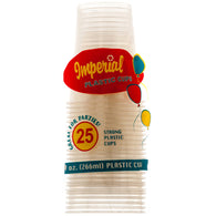 PLASTIC CUP 9oz 25CT CLEAR (ITEM NUMBER: 11257)