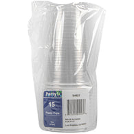 PLASTIC CUP 16oz 15CT CLEAR (ITEM NUMBER: 11258)