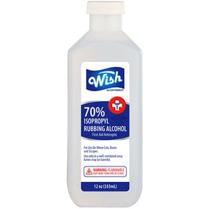 RUBBING ALCOHOL-70% CLEAR WISH #61309 (ITEM NUMBER: 11324)