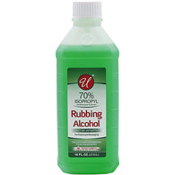 RUBBING ALCOHOL 70% 16oz WINTER GREEN (ITEM NUMBER: 11325)