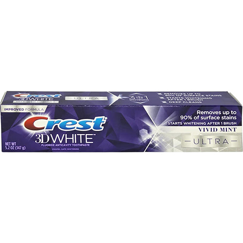 CREST TOOTHPASTE 5.2oz 3D WHITE ULTRA (ITEM NUMBER:11444)