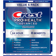 CREST 5PK TOOTHPASTE - 5.8oz 5PK PRO HEALTH (ITEM NUMBER:11447)