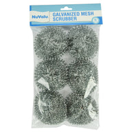 NUVALU SCRUBBER 6CT MESH SILVER (ITEM NUMBER: 11469)