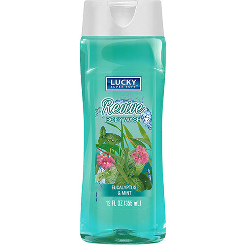 LUCKY BODY WASH 12oz-EUCALYPTUS MINT #8317 (ITEM NUMBER: 11563)