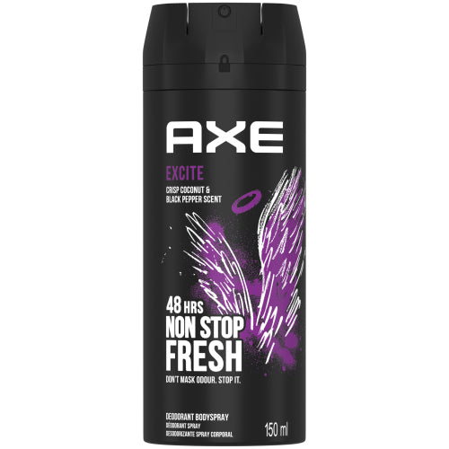 AXE BODY SPRAY 150ml EXCITE (ITEM NUMBER: 11585)