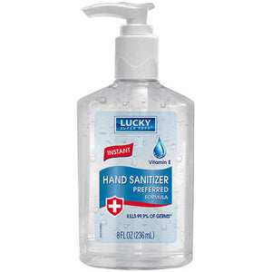 LUCKY HAND SANITIZER 8oz CLASSIC (ITEM NUMBER:11623)