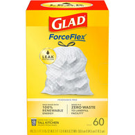 GLAD TRASH 13G-60CT FORCEFLEX UNSCENTED (ITEM NUMBER: 11647)