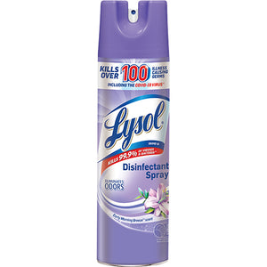 LYSOL DISINFECTANT SPRAY-19oz EARLY MORNING BREEZE (ITEM NUMBER: 11658)