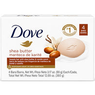 DOVE BAR SOAP 90g SHEA BUTTER 4PK