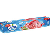 HOME FREEZER BAG GAL. 15CT ZIPPER (ITEM NUMBER: 11714)