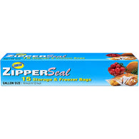 STORAGE & FREEZER BAG GALLON 15CT #CAVALIER
