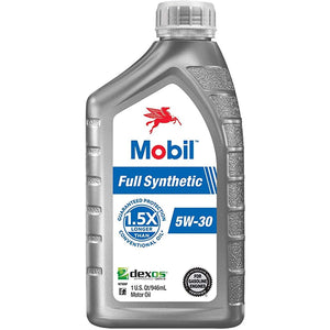 MOBIL MOTOR OIL 5W-30 1Q FULL SYNTHETIC (ITEM NUMBER: 11757)