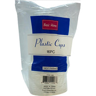 PLASTIC CUP 16oz CLEAR 16CT (ITEM NUMBER: 12000)
