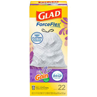 GLAD TRASH 13G 22CT FORCEFLEX LAVENDER (ITEM NUMBER: 12221)