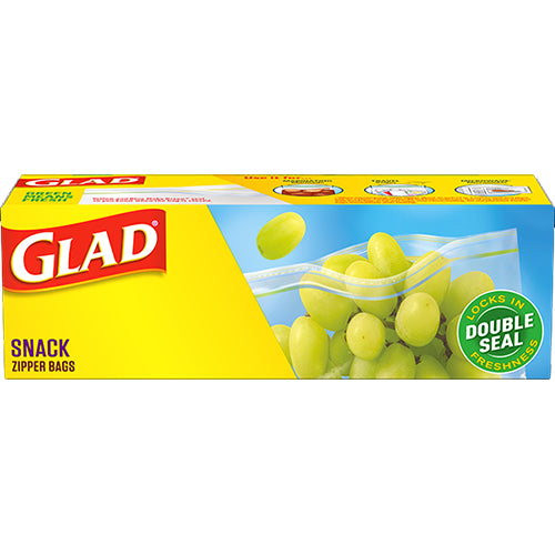 GLAD #78743 SNACK SIZE-22CT SEALS TIGHT  (ITEM NUMBER: 12250)